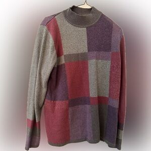 Alia pink purple grey sweater shirt